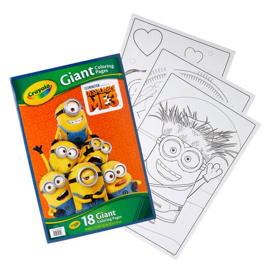 Crayola Giant Coloring Pages Mattel Assortment